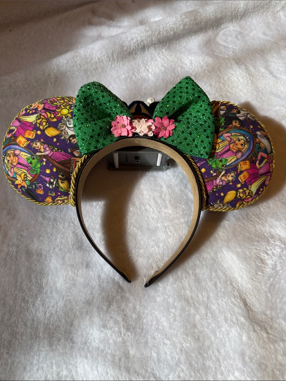 Disney Princess Rapunzel Minnie Mouse Ears Headband - Picture 1 of 4